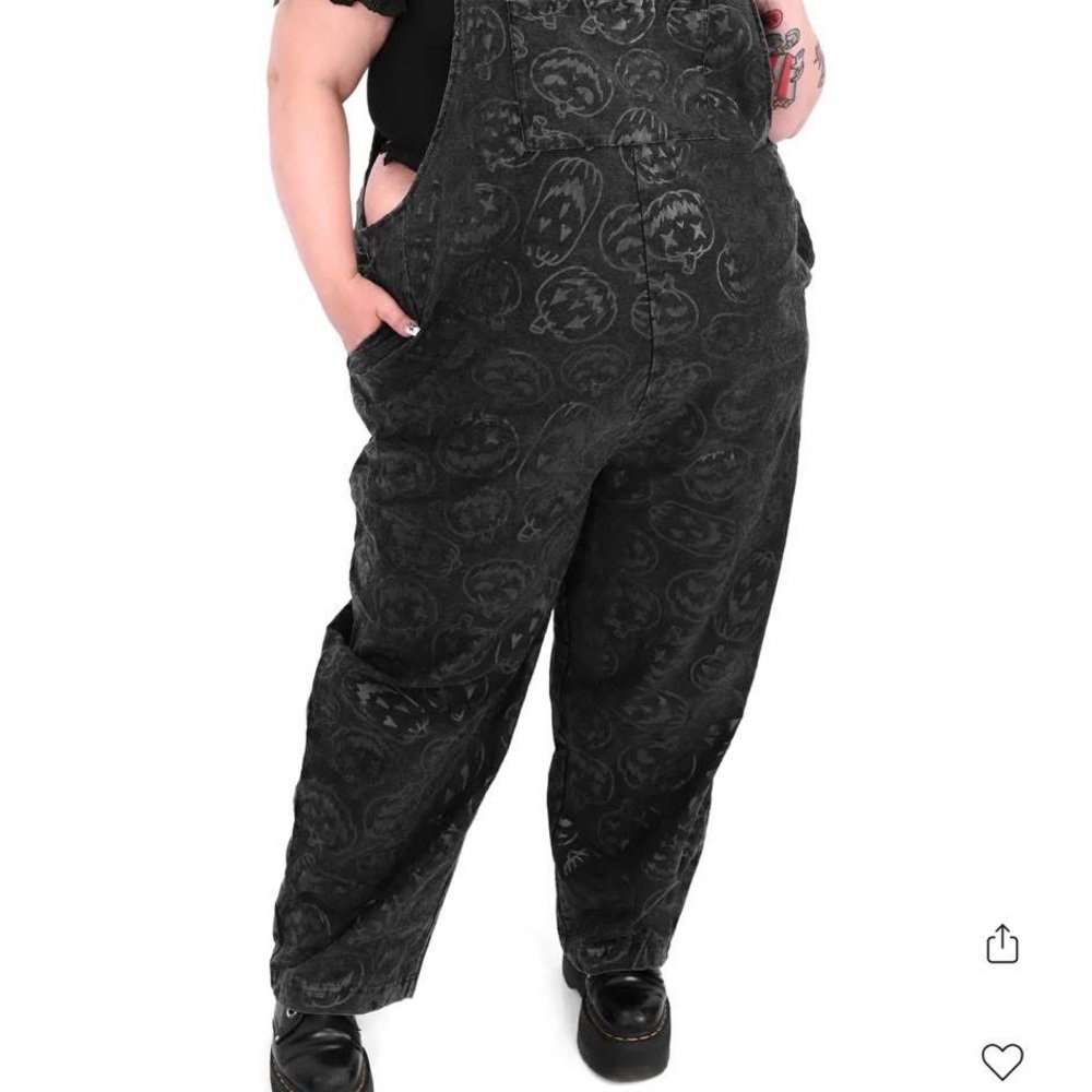 Foxblood Edgy Black Halloween Women's Jumpsuit XL - Picture 2 of 5
